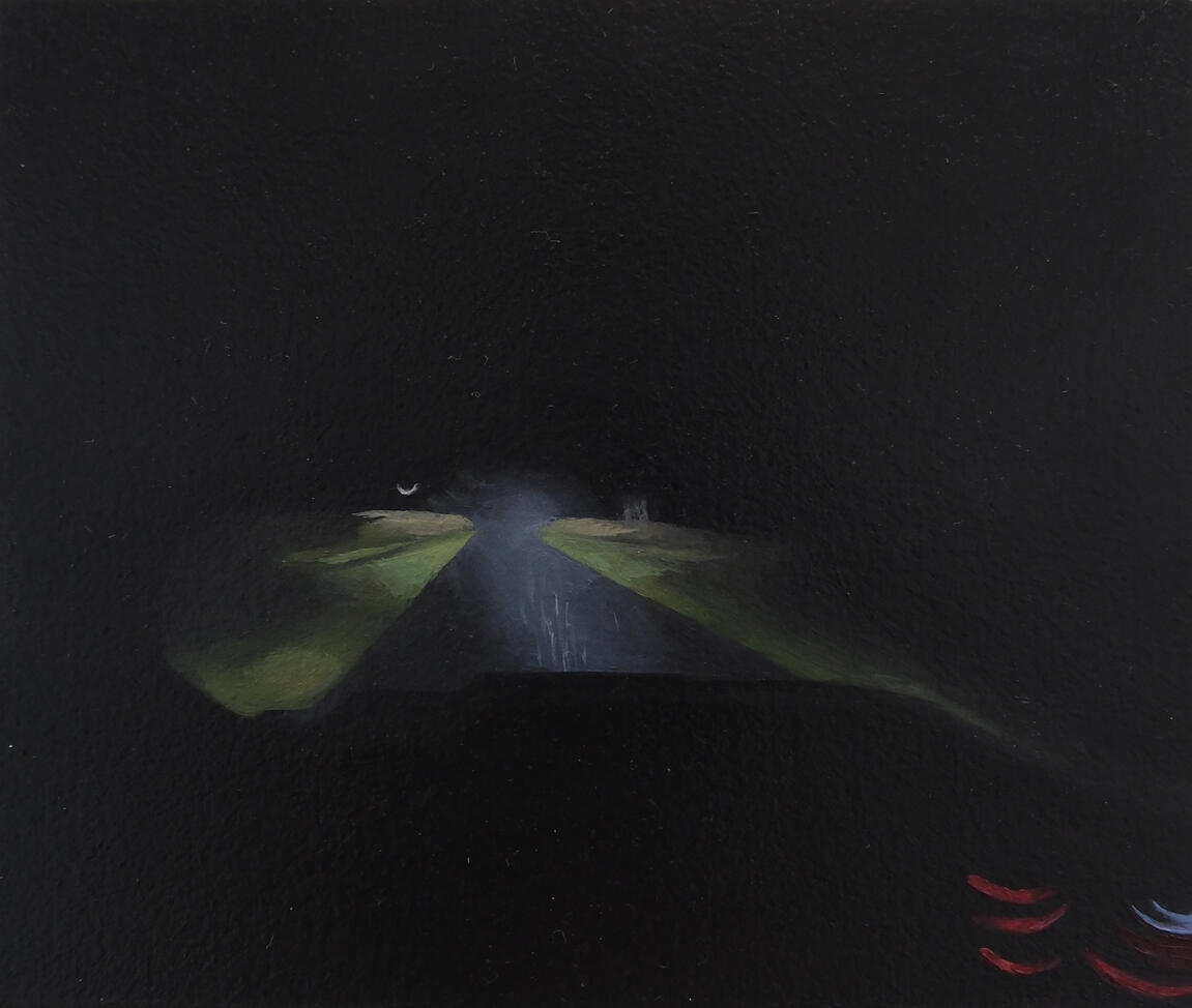 A little lost - oil on canvas, 12.8 x 10.9cm, 2026 (Ā£225)