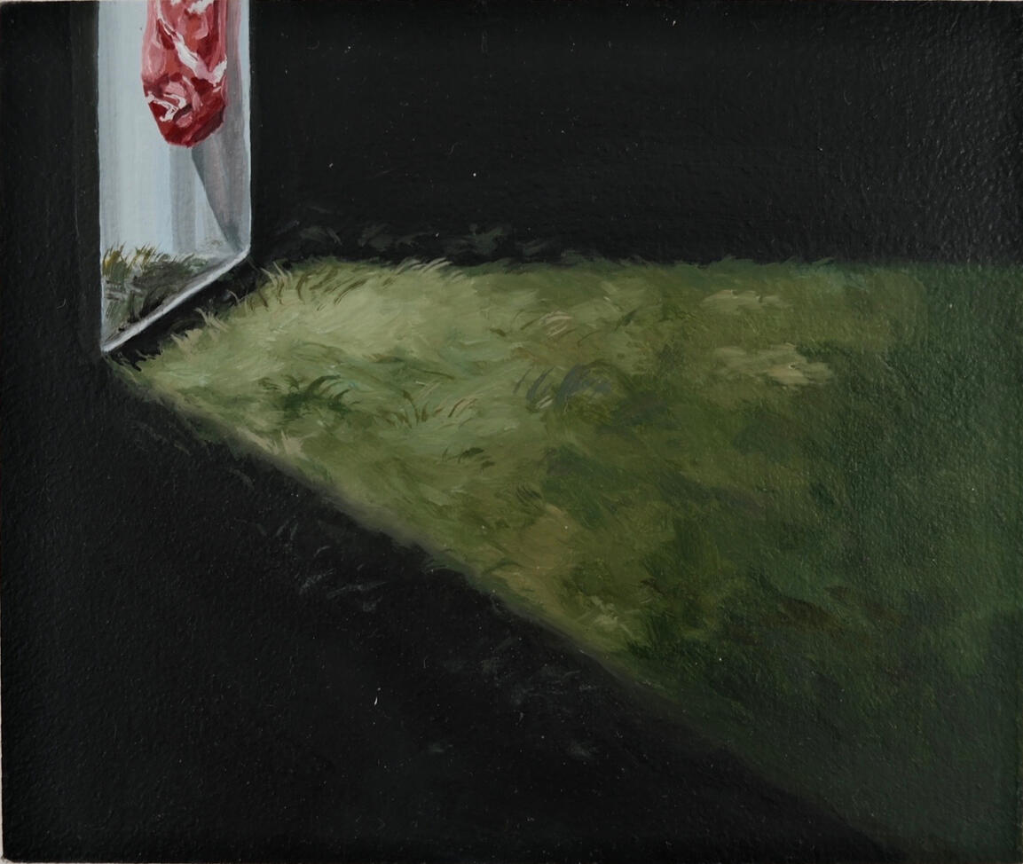 Shadows - oil on canvas, 12.8 x 10.9cm, 2026 (Ā£225)
