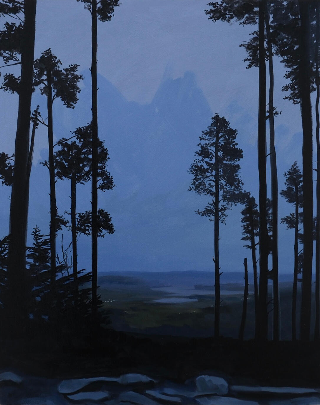 Rough terrain - oil on canvas, 40.8 x 50.5cm, 2026 (Ā£450)